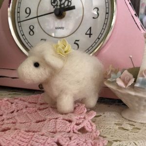 Handmade needle felted sheep NWT unique cute gift